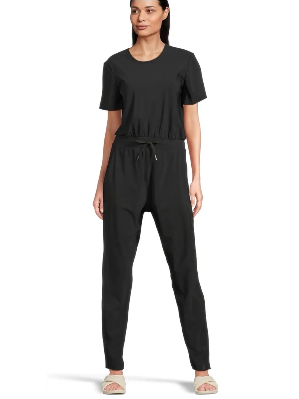 Sweaty Betty Explorer Jumpsuit 29” size Medium in Black